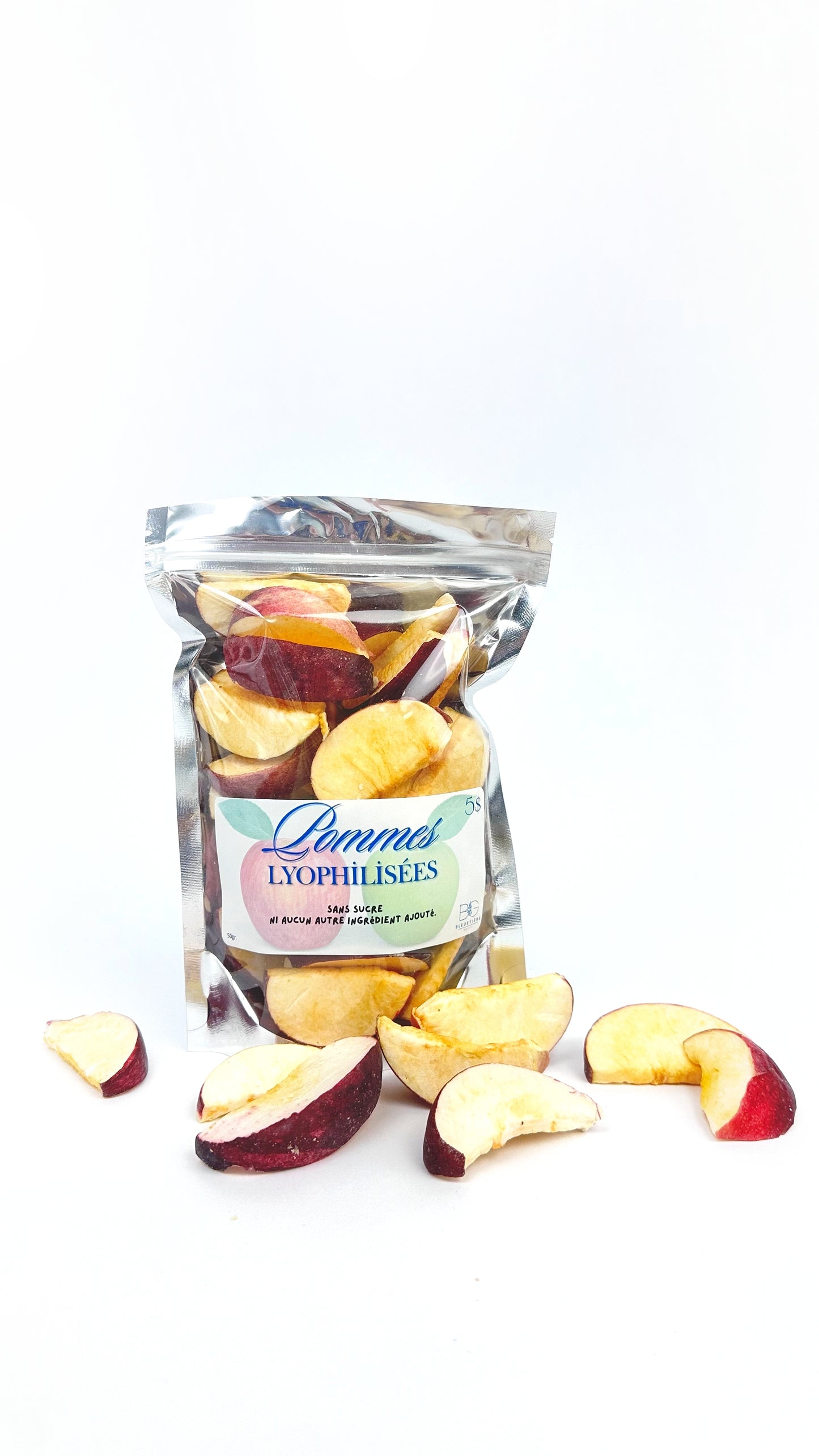 Pommes lyophilisées, 50gr