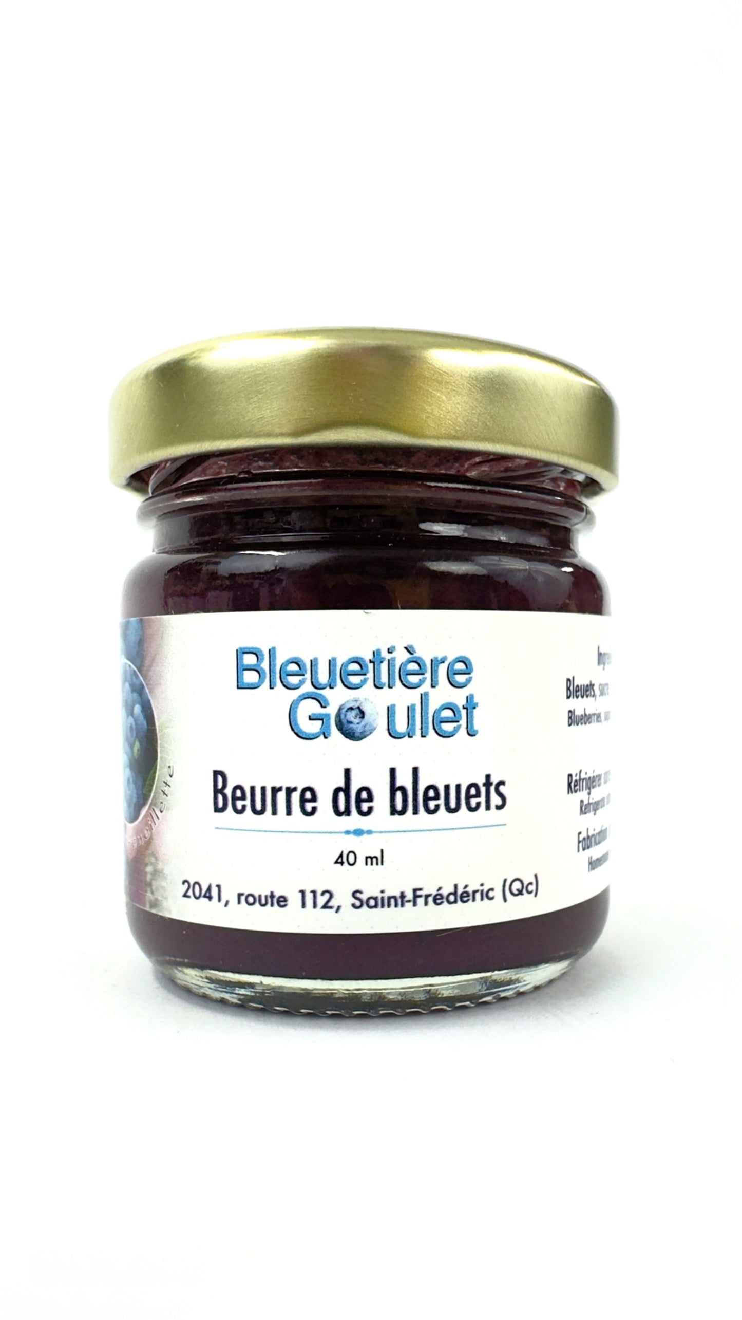 Mini beurre de bleuets