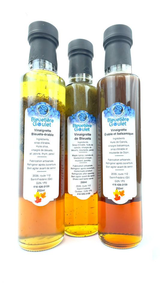 Le Trio de vinaigrettes