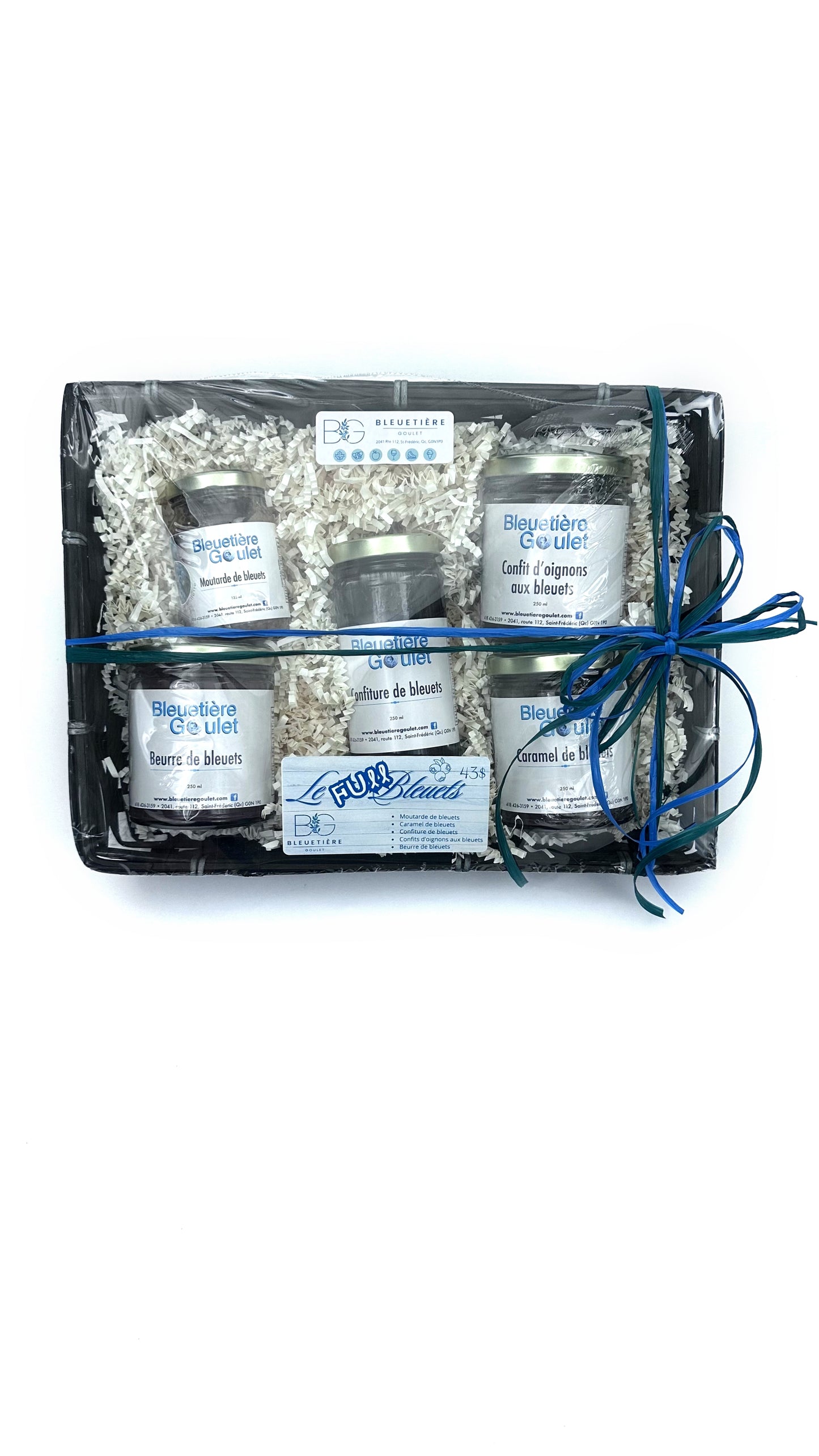 Panier cadeau: Le FULL bleuets
