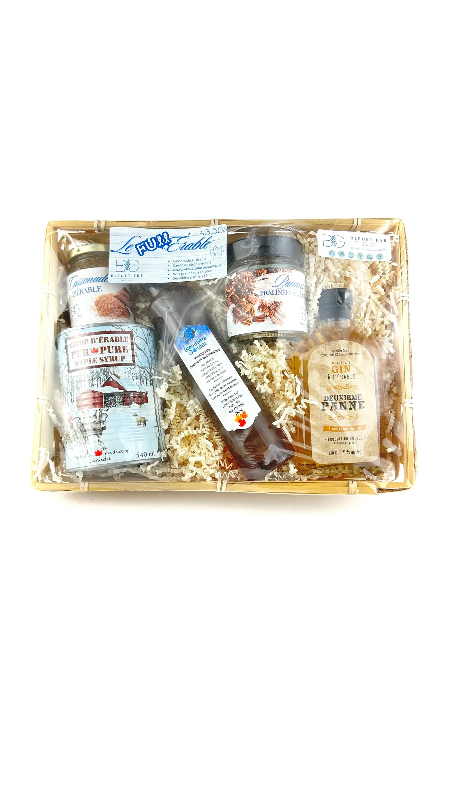Panier cadeau: Le FULL érable