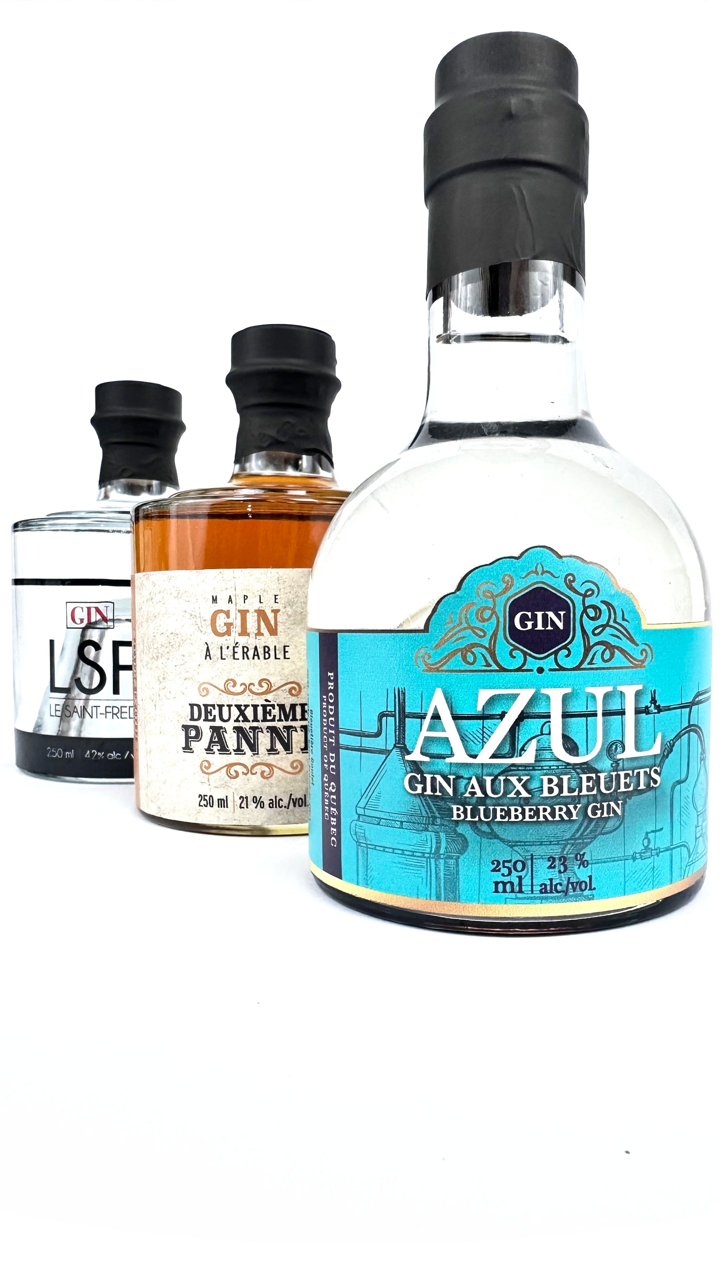 Panier cadeau: La trilogie de Gin